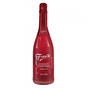 Вино ігристе Чилі Fresita ігристе з м'якоттю полуниці, 8%, Рожеве, Напівсухе, 0.75 л [7804345003145]