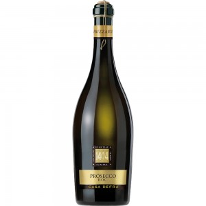 Вино іскристе Італії Casa Defra Prosecco Spago Frizzante, 10.5%, Біле, Напівсухе, 0.75 л [8008900005912]
