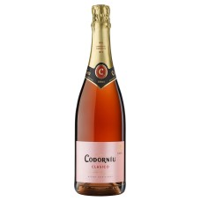 Вино игристое Испании Codorniu Clasico Rosado Brut / Кодорнью Класико Розадо Брют, Розовое, Брют, 0.75 л