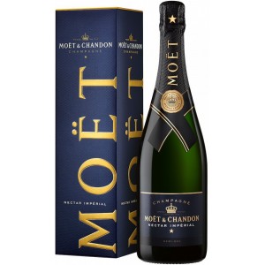 Шампанское Франции  Moet & Chandon Nectar Imperial / Моет Шандон Нектар Империал, Бел, П/Сух, 0.75 л (под.уп.) [3185370068441]