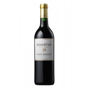 Вино Франції Dourthe Grands Terroirs Saint-Emillion 13%, Червоне, Сухе, 0.75 л [3258691256382]