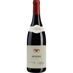 Вино Франції Jean Loron Macon Rouge 13%, Червоне, Сухе, 0.75 л [3298660031916]