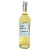 Вино Франции Ле Пти Соммелье Шардоне, 12.5%, Біле, Сухе, 0.75 л [3474900008515]
