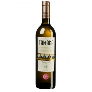 Вино Tamada Цинандалі, Біле, сухе 0.75 л, 13% [4860004070098]