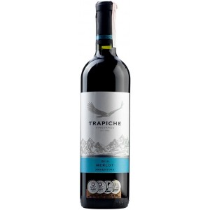 Вино Аргентини Trapiche Vineyards Merlot 13.5%, Червоне, Сухе, 0.75 л [7790240025415]