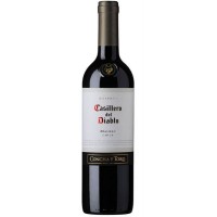 Вино Чили Casillero del Diablo Malbec / Казильеро дель Дьябло Мальбек, Кр, Сух, 0.75 л [7804320510187]
