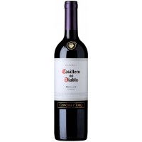 Вино Чилі ВКТ Casillero del Diablo Merlot Reserva, 12%, Червоне, Сухе, 0.75 л [7804320985633]