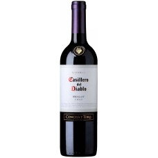 Вино Чилі ВКТ Casillero del Diablo Merlot Reserva, 12%, Червоне, Сухе, 0.75 л