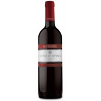 Вино Італії Settesoli Nero D'Avola 13%, Червоне, Сухе, 0.75 л [8000254001374]