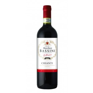 Вино Италии Marchesi Bassini Chianti / Маркези Бассини Кьянти, Кр, Сух, 0.75 л [8002153212301]