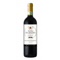 Вино Італії Marchesi Bassini Chianti Classico DOCG, Toscana, 13, 0%, Червоне, Сухе, 0.75 л. [8002153215852]