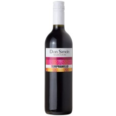 Вино Іспанії Don Simon Tempranillo 12.5%, Червоне, Сухе, 0.75 л