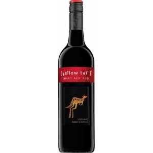Вино Австралии Yellow Tail Sweet Red Roo, Червоне, Напівсолодке, 13.5% 0.75 л [9322214011797]