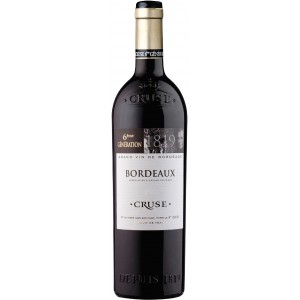 Вино Франции Cruse Bordeaux 6-eme generation / Круз Бордо 6-е поколение, Кр, Сух, 0.75 л [3452130039516]