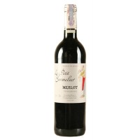 Вино Франции Le Petit Sommelier Merlot, Червоне, Сухе, 0.75 л 13% [3474900008508]