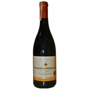 Вино Франції Baron d'Arignac, 12, 0%, Червоне, Напівсолодке, 0.75 л [3500610051135]