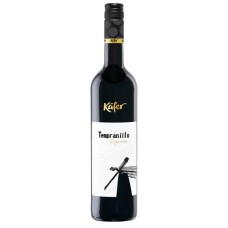 Вино Испании  Kafer Tempranillo / Кафер Темпранильо, Красное, Сухое, 0.75 л