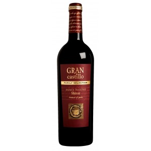 Вино Іспанії Bodegas Gran Castillo Selection Shiraz, 13%, Червоне, Напівсухе, 0.75 л [4740158003077]