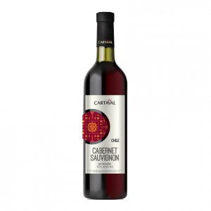 Вино Чилі Cartaval Cabernet Sauvignon 14.5%, Червоне, Сухе, 0.75 л [4820004923527]