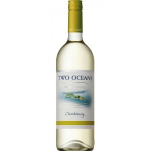 Вино Two Oceans Chardonnay, Біле, сухе 0.75 л, 12.5% ​​[6001497600647]