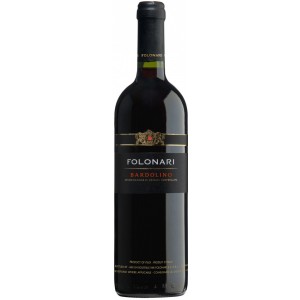 Вино Італії Folonari Bardolino 12%, Червоне, Сухе, 0.75 л [8000140630299]