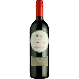 Вино Італії Sensi Collezione Primitivo Puglia 13%, 0.75 л [8002477090500]
