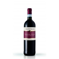 Вино Італії Manfredi Barbera d`Alba DOC, 13%, Червоне, Сухе, 0.75 л [8003895040207]