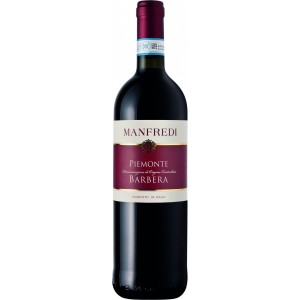 Вино Італії Manfredi Piemont DOC, 13%, Червоне, Сухе, 0.75 л [8003895057007]