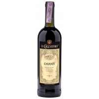 Вино Италии La Cacciatora Chianti D.O.C.G., 12%, Кр, Сух, 0.75 л [8004300128541]