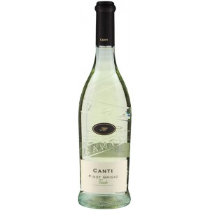 Вино Італії Canti Pinot Grigio Veneto Blanc, Біле, Сухе, 0.75 л [8005415045310]