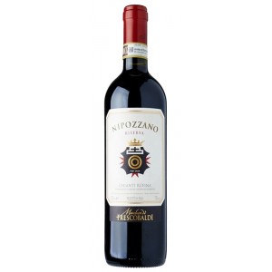Вино Італії Frescobaldi Castello di Nipozzano Chianti Rufina Reserve, Червоне, Сухе, 0.75 л (WS-90) [8007425000181]