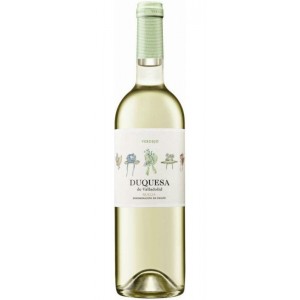 Вино Іспанії Duquesa de Valladolid D.O. Rueda 13%, Біле, Сухе, 0.75 л [8413472000119]
