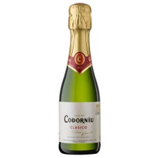 Вино игристое Испании Codorniu Clasico Seco / Кодорнью Класико Секо, Белое, Сухое, 0.2 л