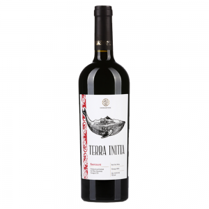 Вино Грузії Terra Initia Saperavi, Червоне, Сухе, 0.75 л [4860112590013]