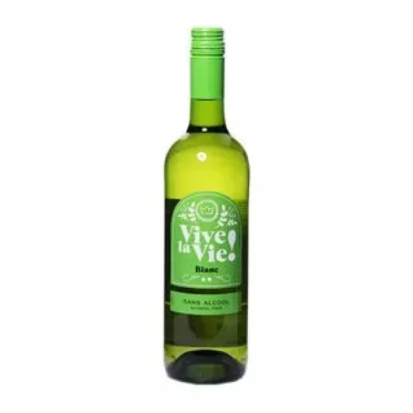 Вино Vive la Vie, Alcohol Free, Blanc, Без./алк., Біле, Напівсолодке, 0,5%, 0,75 л [3263280117593] 