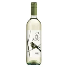 Вино Італії Ca' Del Lago Soave, Veneto DOC, 11.5%, Біле, Сухе, 0.75 л