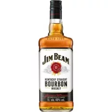 Віскі бурбон Jim Beam, White / Джим Бім, Уайт, 40%, 1 л