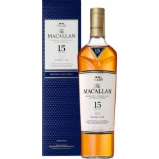 Віскі Macallan, Double Cask / Макаллан, Далб Каск, 15 років, 43%, 0.7 л (в коробці)