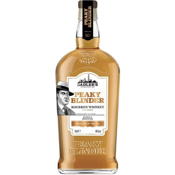 Віскі бурбон Sadler's,  Peaky Blinder, Bourbon /  Садлерc, Пики Блиндер, Бурбон (Гострі Картузи), 40%, 0.7 л