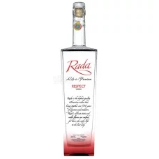 Горілка Rada, Respect / Рада, Респект, 40%, 0.5 л