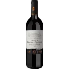 Вино Франції Chateau de Terrefort-Quancard Bordeaux Superieur AOC червоне сухе 0.75 л 11-14.5%