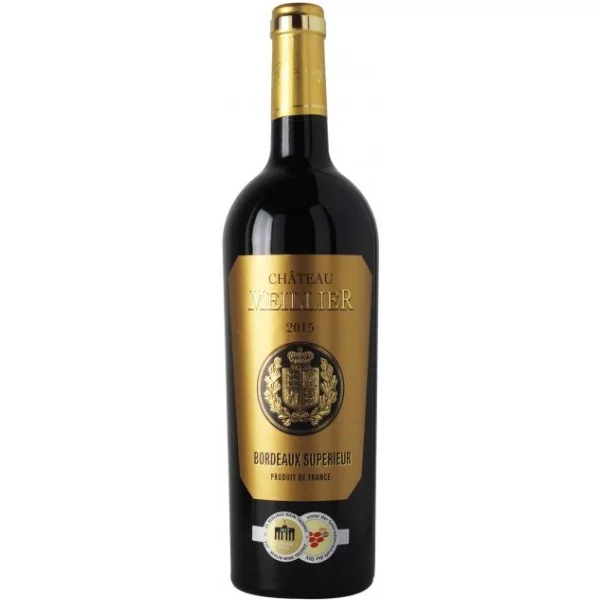 Вино Франції Chateau Meillier Bordeaux Superieur AOC червоне сухе 0.75 л 11-14.5%