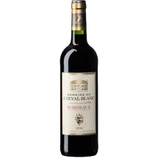 Вино Bordeuax Domaine du Cheval Blanc Cuvee Grandes Vignes червоне сухе 0.75 л 12%