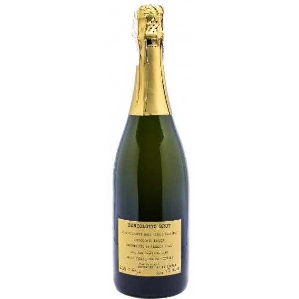 Вино ігристе Bertolotto Spumante Brut metodo classico біле брют 0.75 л 12.5%