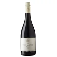Вино   Франції  Nos Racines Merlot, Pays D'OC IGP, 13.5%, Червоне, Сухе, 0.75 л