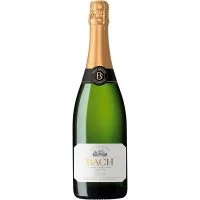 Вино ігристе Bach, Cava, Brut Nature / Бах, Кава, Брют Натюр, Біле, Сухе, 11.5%, 0.75 л
