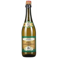 Вино іскристе Італії Abbazia Lambrusco Bianco Frizzante, Emilia IGT, Біле, Напівсухе, 0.75 л