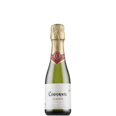 Вино ігристе Іспанії Codorniu Класіко Секо, 11.5%, Біле, Сухе, 0.375 л