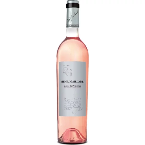 Вино Франции Henri Gaillard Cotes de Provence Rose AOC, 12%, Рожеве, Сухе, 0.375 л