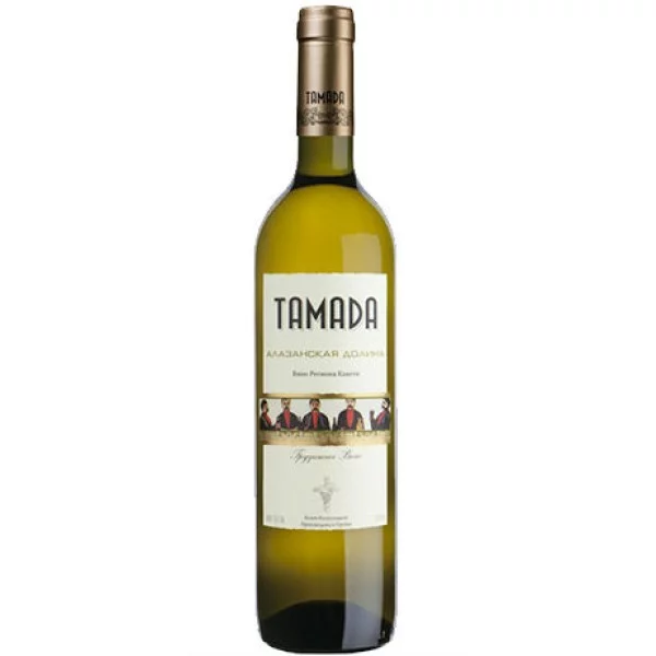 Вино Tamada Алазанська долина, Біле, напівсолодке 0.75 л, 12%